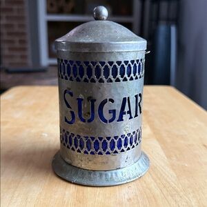 Vintage Silver Plated Sugar Cannister